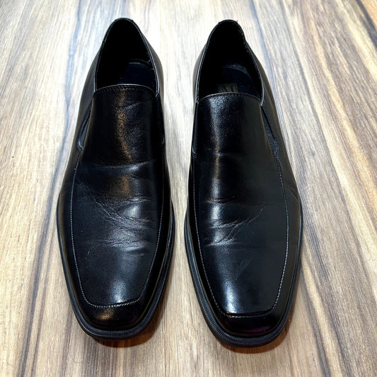 Bruno Magli Pitto Leather Apron Toe Slip On Loafer Size 10